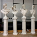 Hot sale western hand carved marble stone busts for sale